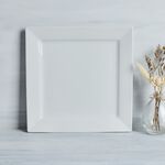 Abney & Croft White 10" Square Dinner Plate